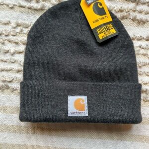 Carhartt acrylic charcoal grey beanie youth one size fits all (can fit adult)